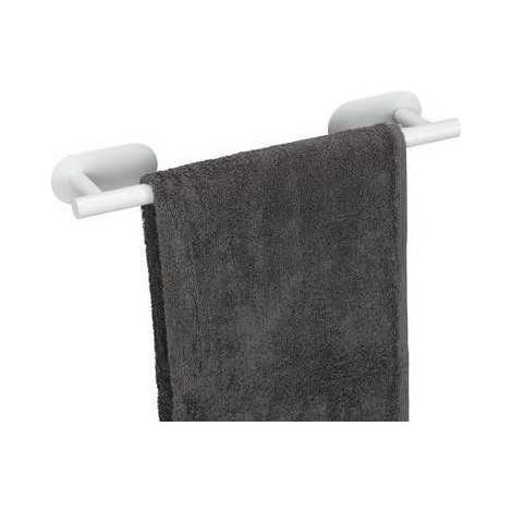 Toallero Barra Acero Inox 40cm Turbo-Loc Blanco WENKO