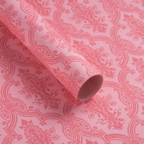 Papier cadeau - XVX - 76x52cm - Épais - Rose - Idéal pour cadeaux élégants (1/5)
