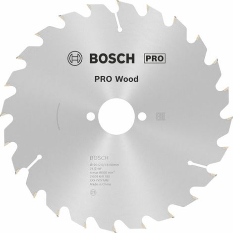 Bosch PRO Wood Kreissägeblatt, 190 x 2 x 30 mm, T24 (1/5)