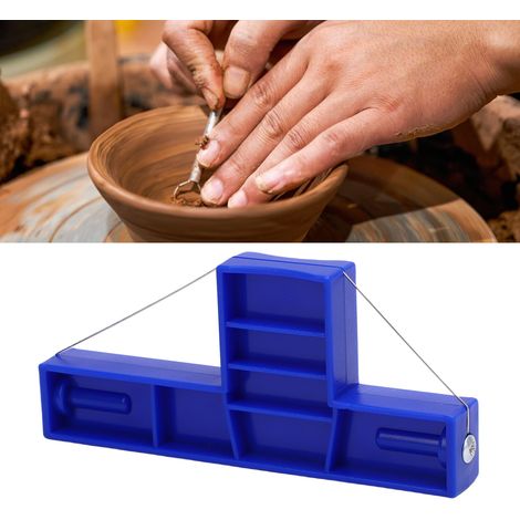 Angle Coupe Terre Argile Portative Réglable Démontable L Modèle Trimmage ABS Fixation Vis Structure Robuste 30° 45° 60° Découpage Soudure Terrage Céramique Projets Artisanat Hobby Loisir Artisan Créat (1/5)