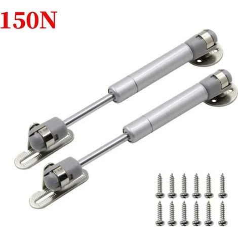 (2 pièces 150 N) Charnière de meuble, support pneumatique pour porte de placard de cuisine, ressort à gaz hydraulique (1/5)