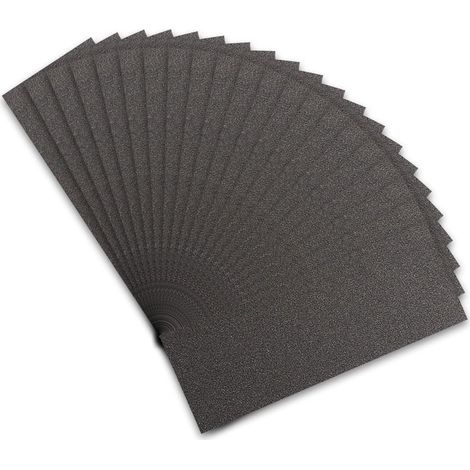 Schleifpapier Set 180 Körnung 21 Siliziumkarbid 21 Sheets 180 Grit (1/5)