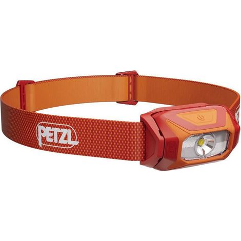 Lampada frontale PETZL Tikkina rossa 300 lumen portata 65 m IPX-4
