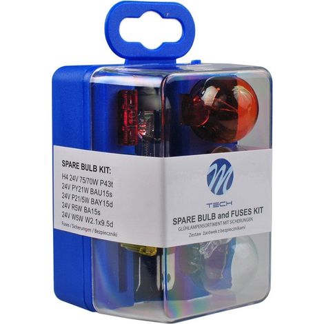 COFFRET D'AMPOULES DE SECOURS H4 24V MTECH