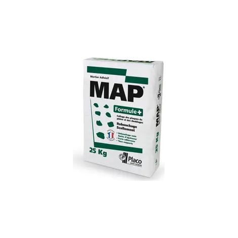 Mortier adhésif MAP Formule + – sac 25 kg - PLACO