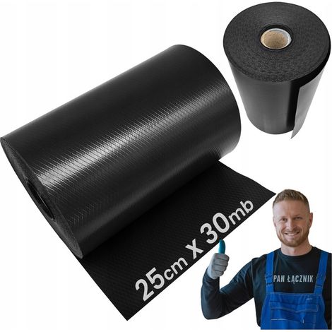 Film De Fondation Eurovent Mauer HDPE, Isolation Horizontale, 1 mm, 0,25 m x 30 m (1/5)