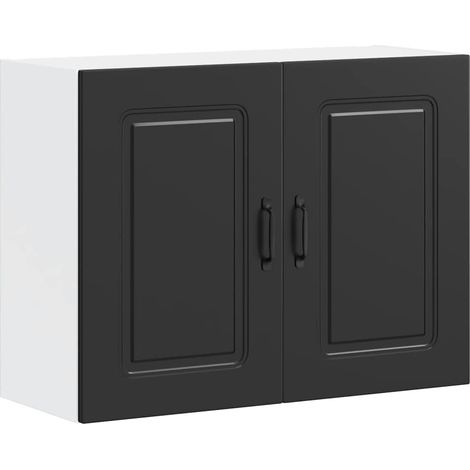 Maison Exclusive - Pensile da Cucina Kalmar Nero in Legno Multistrato (1/5)