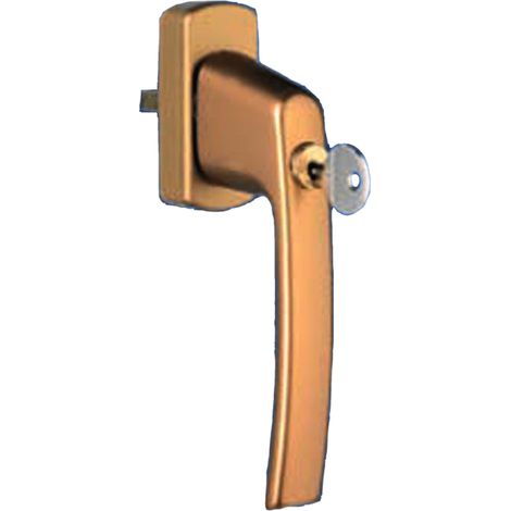 MACO Fenstergriff Harmony Sperrzylinder Nocken 10/12 mit Stift 32 Titan