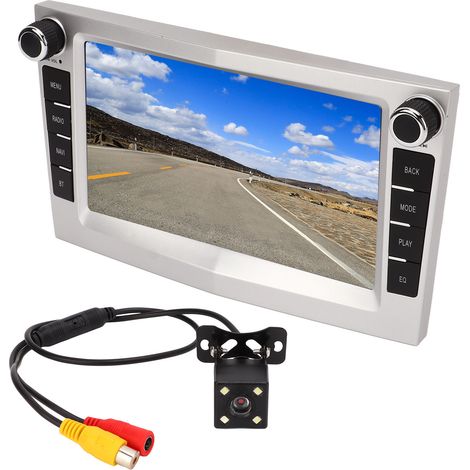 Autoradio GPS 7 pouces avec CarPlay, multimédia Android 11, lecteur vidéo pour Opel Astra 2004-2009, gris, 1 Go RAM, 16 Go ROM (1/5)