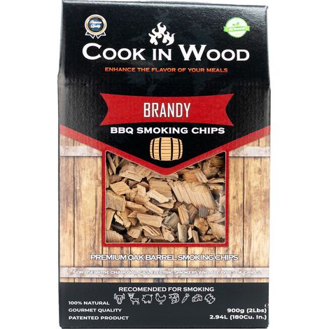 Cook In Wood - Virutas de Ahumado de Barrica de Roble de Brandy - 900g (1/3)