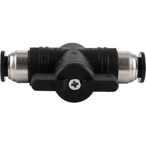 Lot de 4 raccords pneumatiques push-in 6 mm, connecteur droit – DELKEVIC (1/5)