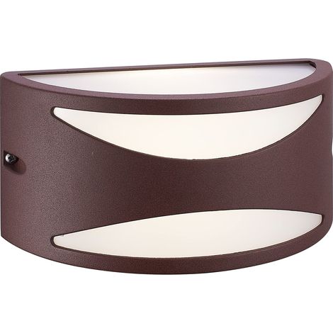 Applique murale pour extérieur, moderne classique II, imperméable Ip54, marron oxyde, ampoule E27 (1/3)