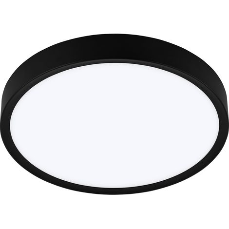 Plafoniera Contemporanea Musurita Policarbonato Nero 6 Luci Led Integrato 5,5W (1/4)