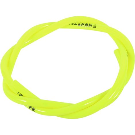 Motorrad Benzinschlauch, 1m x 4,5mm Motorrad Gummischlauch Gummi Kraftstoffschlauch für Motorrad, Dirt Bike, Pit Bike, ATV(Gelb) (1/5)