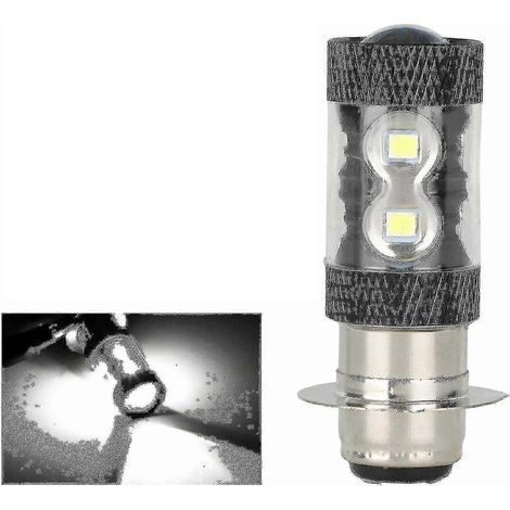 ampoules LED blanches 50 W 6000 K pour phares H6M neufs 2023 pour Yamaha Raptor 700/700R (2006-2018) (1/4)