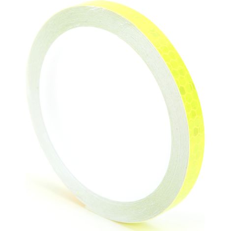 Autocollants Réfléchissants Hexagonaux Imperméables - Ruban Lumineux pour Vélo, Voiture, Moto, Décoration DIY Jaune (1/5)