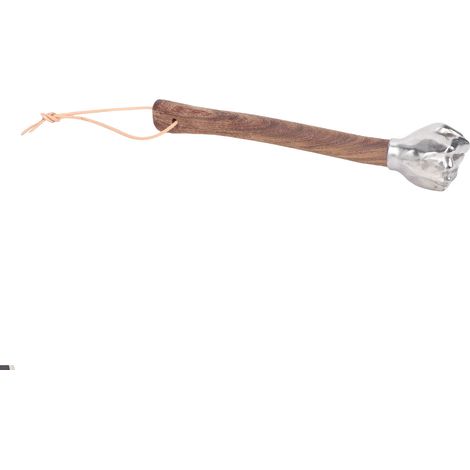 Marteau à main avec manche en bois et tête multifonctionnelle en acier inoxydable pour la construction, le jardinage, les travaux ménagers et l'usage général. (1/5)