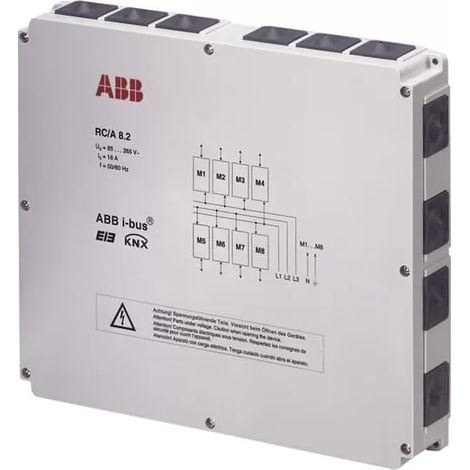 Haussteuerung abb rc/a8.2 8 Kanäle 29x8x34 cm (1/2)