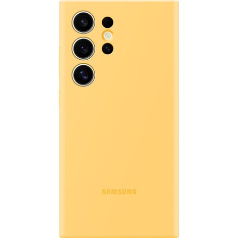 Samsung Silicone Case Yellow, für Galaxy S24 Ultra, EF-PS928TYEGWW