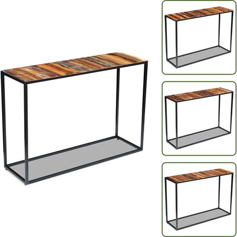 Tavolo credenza - vidaXL Consolle in Legno Massello Recuperato 110x35x76 cm - Tavolo in legno naturale