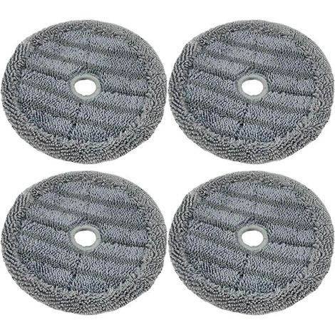 4 almohadillas para mopa de aspiradora para R10/R20/T30/V12S/V16S/V15 Pro/T20 Pro/H30 Pro, repuestos para mopa de aspiradora (（)