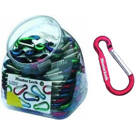 Outifrance - Bocal de 100 Mousquetons en acier Masterlock