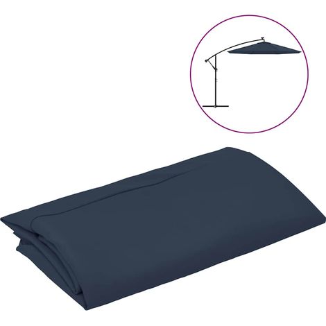 Maison Exclusive - Toile de Rechange pour Parasol Bleu 300 cm (1/5)