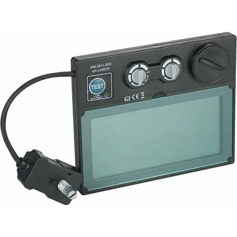 Casque de soudeur à obscurcissement automatique, alimentation solaire, écran LCD, protection oculaire professionnelle, ajustable, pour soudage TIG/MIG/MMA, léger et confortable (1/2)