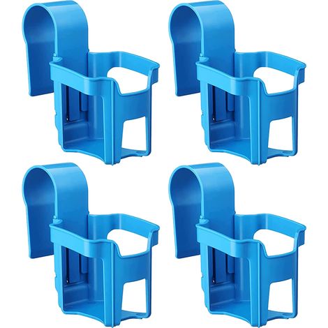 4 Porte-gobelets pour piscines hors-sol, support boissons rafraîchissantes au bord de l'eau (1/5)