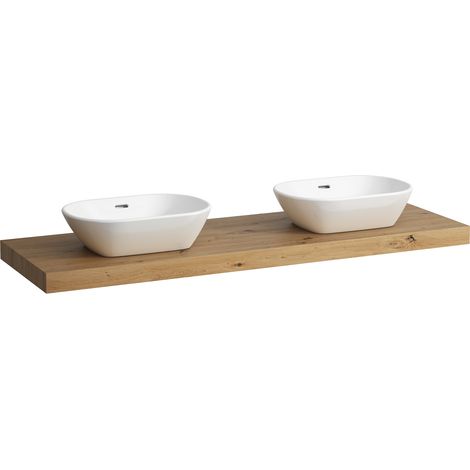 LAUFEN LANI placa de lavabo, recortable izquierda y derecha,
