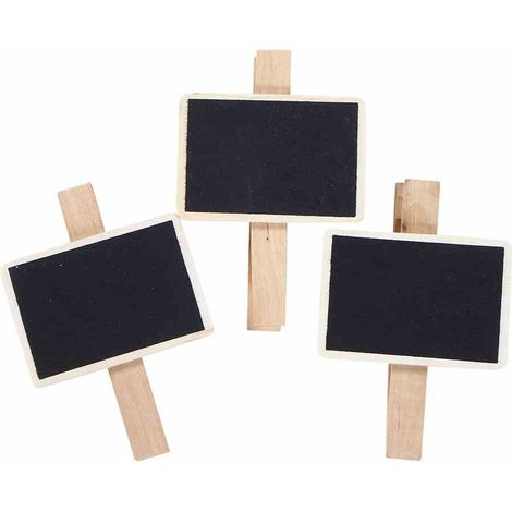 Holz-Pflanzschilder 10 x 7 cm, 3er Pack (1/4)