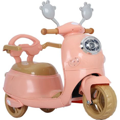 Tricycle électrique enfant moto 3 roues jouet voiture électrique rose pour enfants garçons filles (1/5)