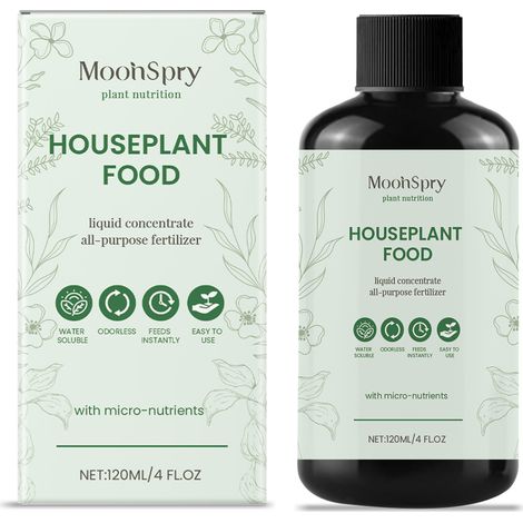 MoonSpry Plant Nutrient Solution: A universal fertilizer and nutrient solution for plants, fruits, vegetables, horticulture, potted flowers and vegetables. (1/5)