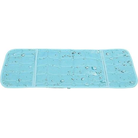 Tapis rafraîchissant en latex pour berceau, housse rafraîchissante pour poussette, coussin moelleux pour chaise haute d'allaitement (vert) (1/5)