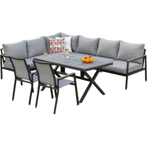 Gardissimo Alu Garten Ecklounge / Sitzgruppe "Jolena" (1/5)