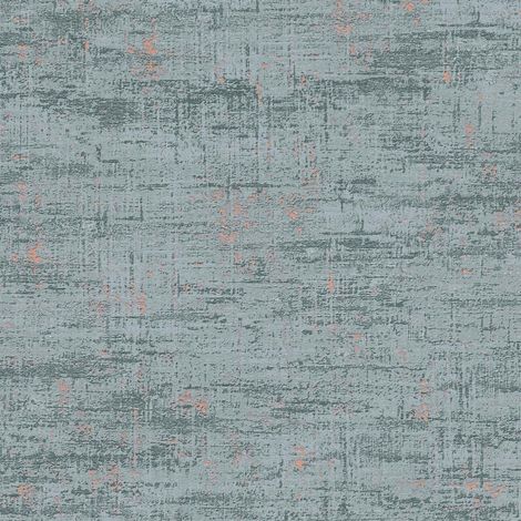 Papier peint intissé effet métallique Tapisserie texturée gris & cuivre idéale pour salon Papier peint aspect industriel pour couloir (1/4)