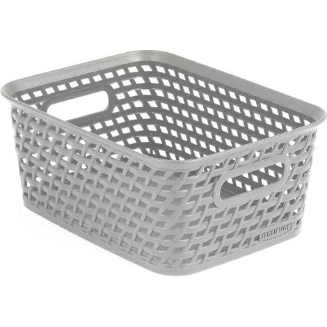 Curver Your Style - Cesta rectangular de almacenamiento, 26 x 19 x 10 cm