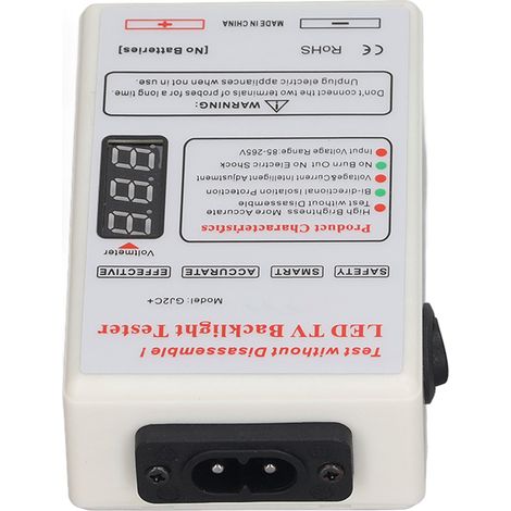 Tragbarer LED-TV-Hintergrundbeleuchtungstester, werkzeuglose Bildschirmentnahme, Sanftanlauf, 85–265 V, EU-Stecker, für Reparaturen (1/5)