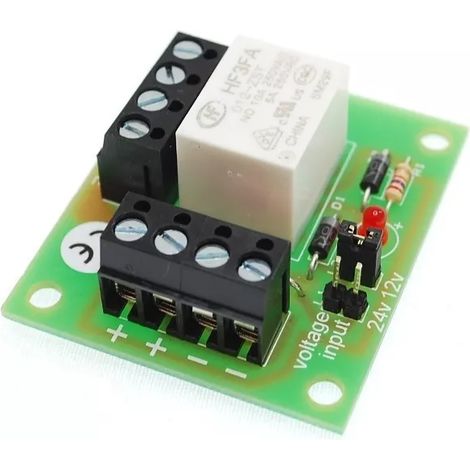 Ultra Secure – Relais 12-24VDC contact sec N/O N/C – Dimensions 50x42x20mm – Pour systèmes de surveillance – Entrée 12-24V DC (1/2)