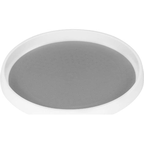 Porte-épices, Plateau tournant epices, Placard étagère à épices, Plateau tournant en Plastique pour épices Condiments Rangement de Cuisine, Cuisine, Réfrigérateur, Plateau Rond, Diam.30 cm (1/5)
