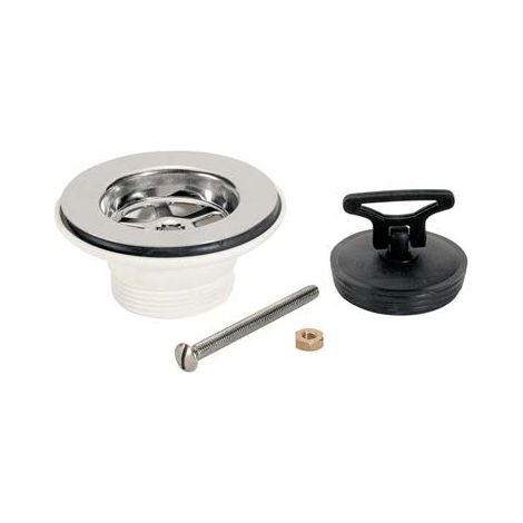 PILETTA LAVELLO INOX - PP 11/2F + TAPPO- 5 pezzi