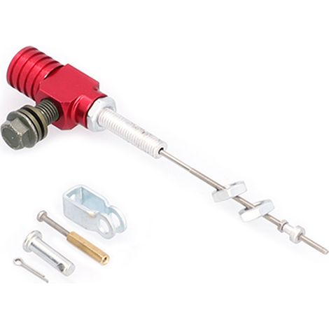 Hydraulischer Kupplungsgeberzylinder aus roter Aluminiumlegierung, M10x1,25 mm, für Motorräder, Quads und Dirtbikes – Leistungssteigerung (1/5)