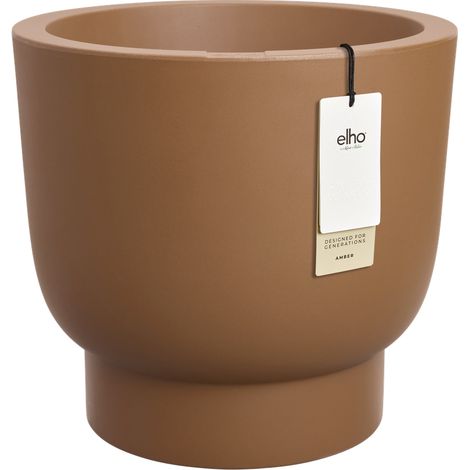 Elho Amber Grail 47 - Marron - Ø 47 x H 45 cm - intérieurextérieur - 100% recyclé (1/3)