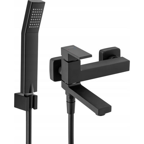 Ferro Zicco BZI11RBL robinet baignoire noir design moderne