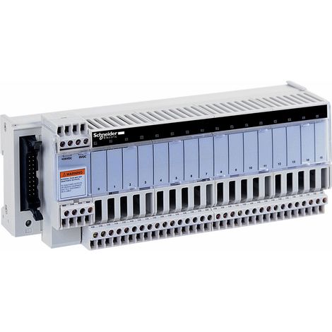 Telefast ABE7 embase relais électromagnét. soudés 8 voies relais 5mm SCHNEIDER ABE7R08S111