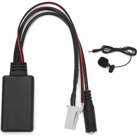 Adaptateur audio Bluetooth avec entrée AUX, microphone et câblage mains libres, compatible avec Suzuki Swift/Vitra/Jimni (1/5)