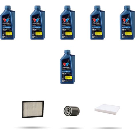 Kit tagliando 3 FILTRI e 6L OLIO compatibile con Chrysler 300c 3.5 186kw dal 2004 al 2010 (1/5)