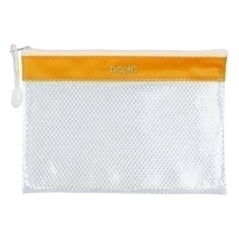 DOSSIER SOBRE DOHE CREM. A5 PVC AMARILLO - Pack de 12 unidades