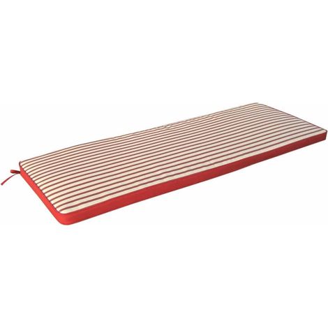 Abnehmbare und wasserdichte Polyesterkissen 150x45 cm - Red