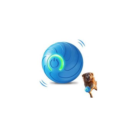 (Bleu) Générique 2026 Balle Intelligente Interactive pour Chien Jouet Rechargeable USB à Vibration et Rebond Automatique, Stimulation Cérébrale (1/5)